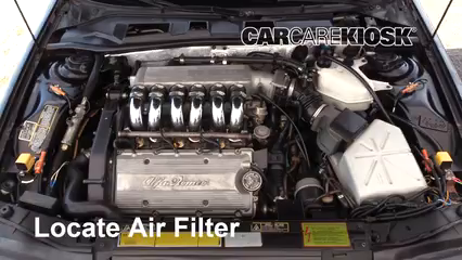 1995 Alfa Romeo 164 Quadrifoglio 3.0L V6 Air Filter (Engine) Replace
